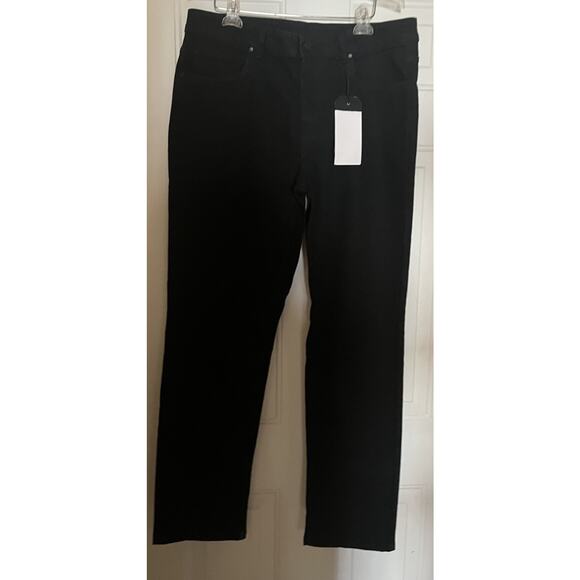 NWT The Perfect Jean Men’s Black NYC 36 X 34 Athletic Fit - Picture 2 of 4